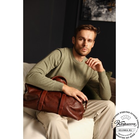 Дорожно-спортивная сумка "Вашингтон" (рыжая)